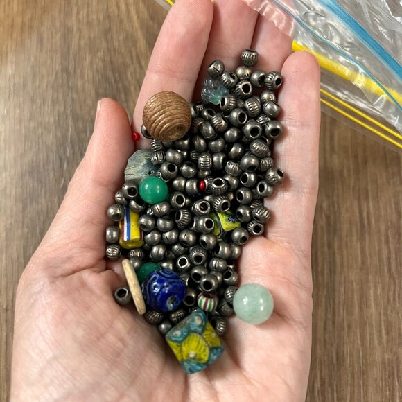 Bead Jewelry Making Craft Lot- Stone, Clay, Metal - Picture 5 of 8